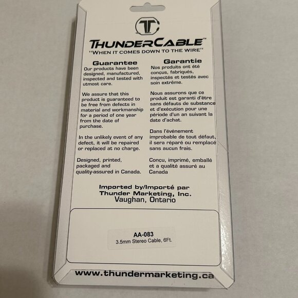 Unopened Set of Two Connector Cables-One for TV and One for Stereo - Picture 6 of 7